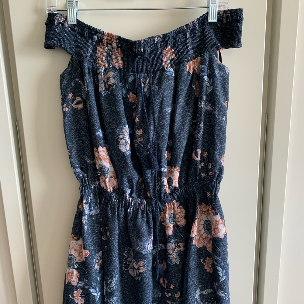 The JetSet Diaries off the shoulder floral dress
